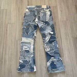 NEW GALLERY DEPT. LOGAN RECYCLED DENIM JEANS SZ 32 32x32